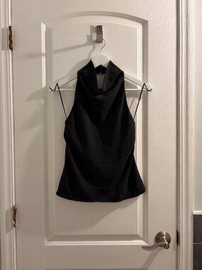 Mango Draped Halter Top